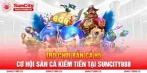 Trò chơi bắn cá h5 - Cơ hội săn cá kiếm tiền tại suncity888