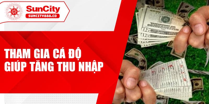 Tham gia cá độ giúp tăng thu nhập 